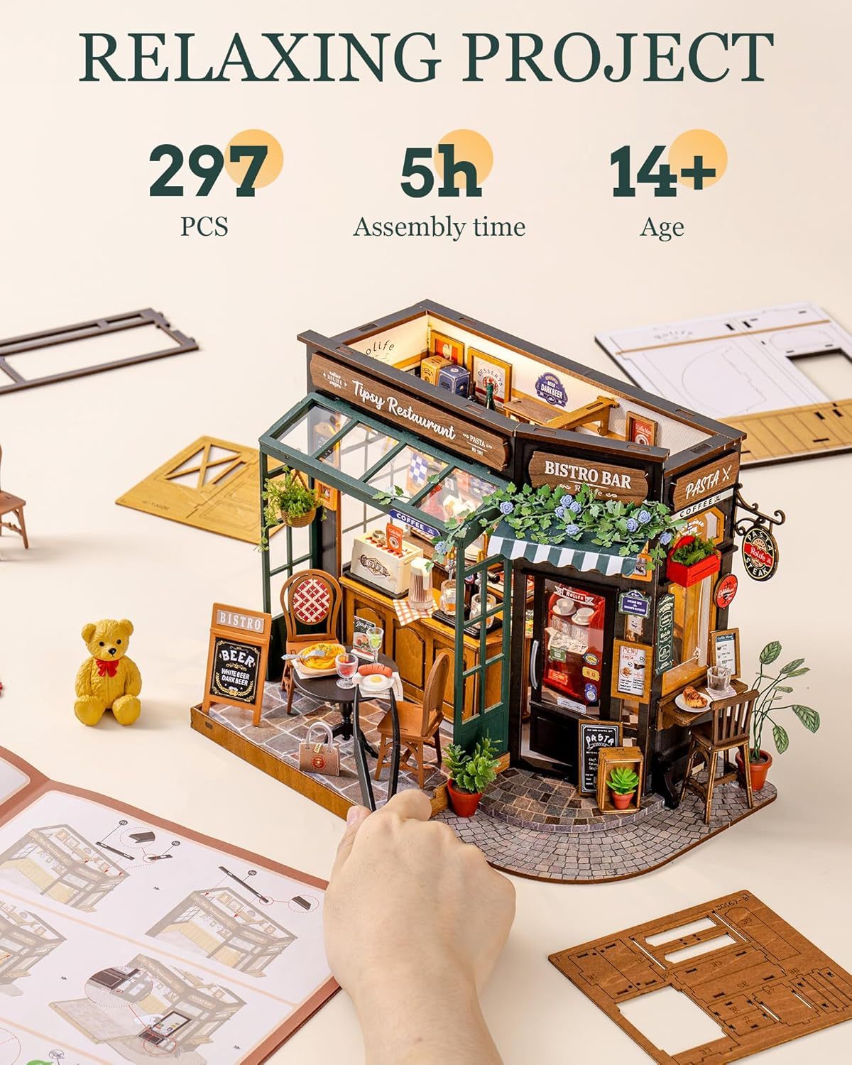 Tipsy Restaurant Miniature Model Kit