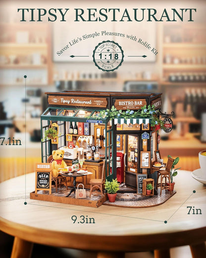 Tipsy Restaurant Miniature Model Kit