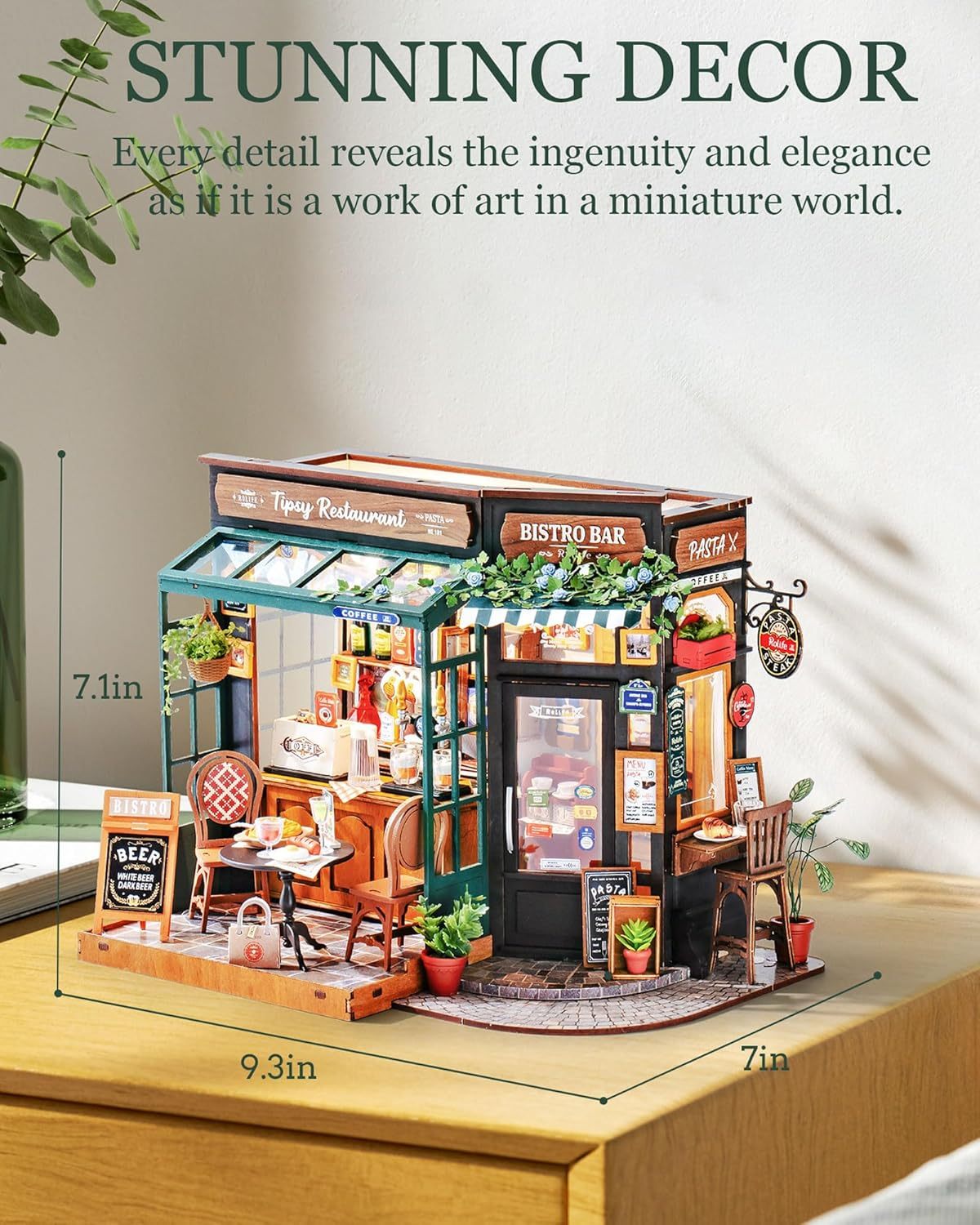 Tipsy Restaurant Miniature Model Kit