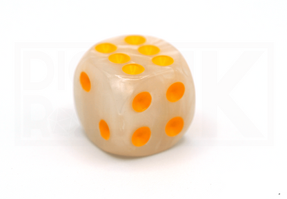 12x16MM Dice Block | Pearl White