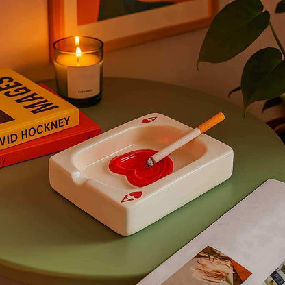 Ace of Hearts & Spades Ashtray