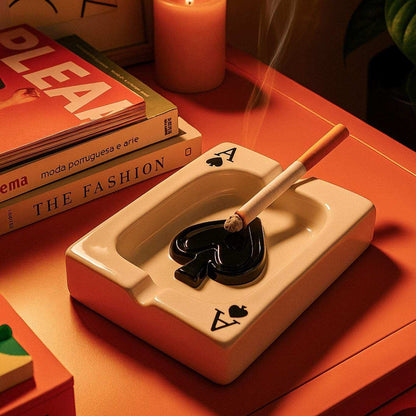 Ace of Hearts & Spades Ashtray