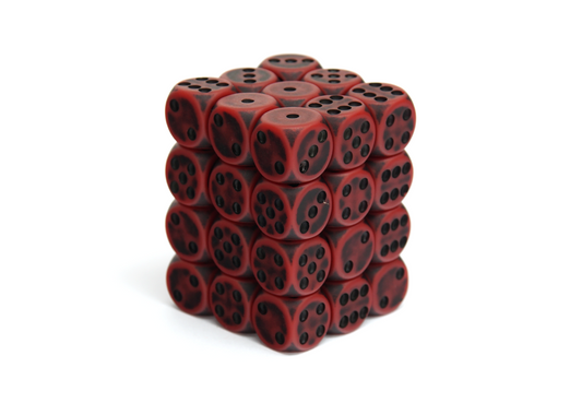 36x12mm Dice Block | Ancient - Red