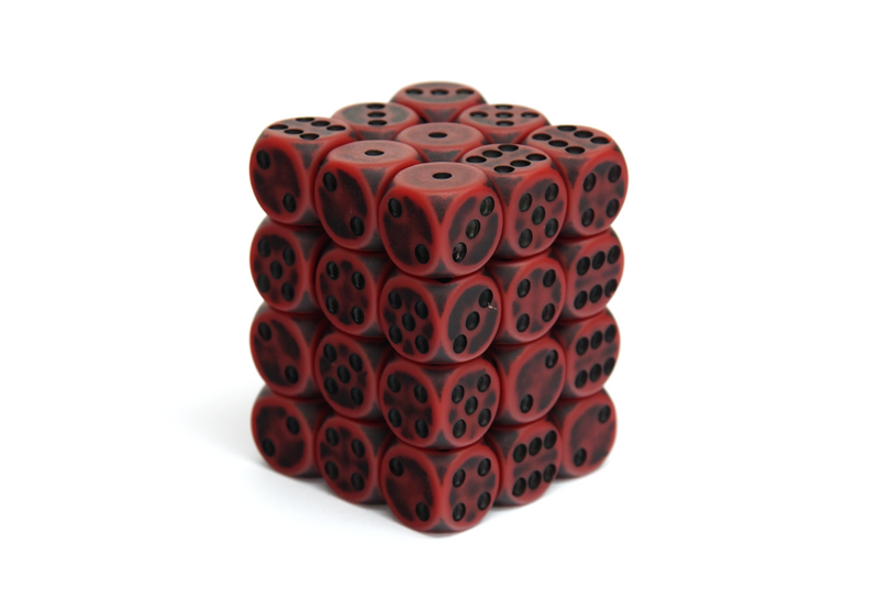 36x12mm Dice Block | Ancient - Red