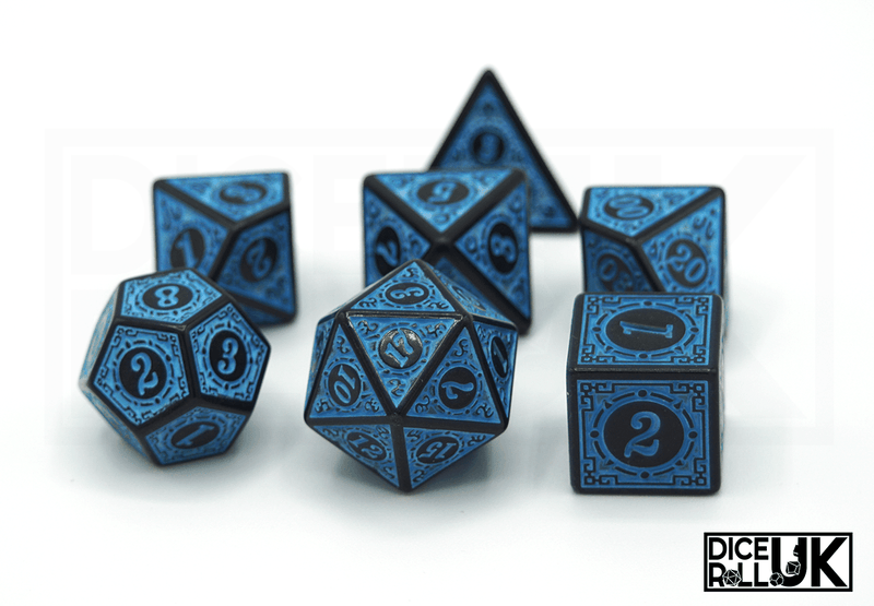 Carved Dice - Blue