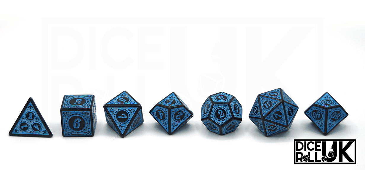 Carved Dice - Blue