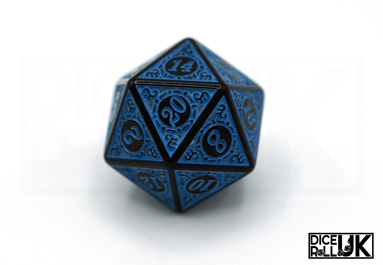 Carved Dice - Blue