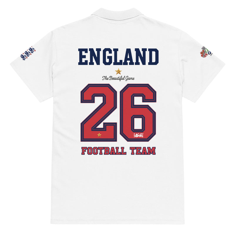 England World Cup 26 Premium Pique Polo Shirt